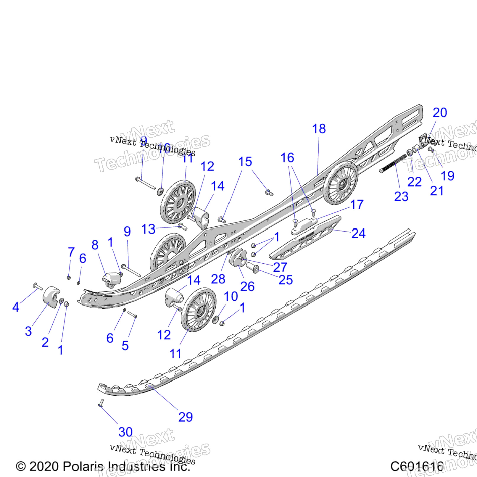 Suspension, Rail Beam LhRh All Options