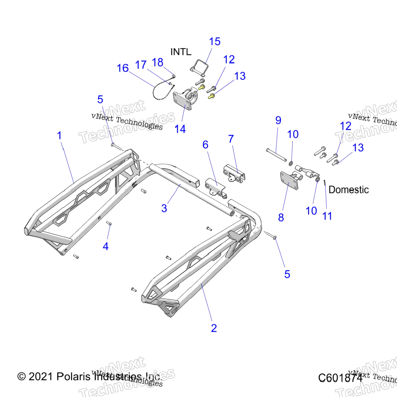 Chassis, Rear Rack And Hitch All Options