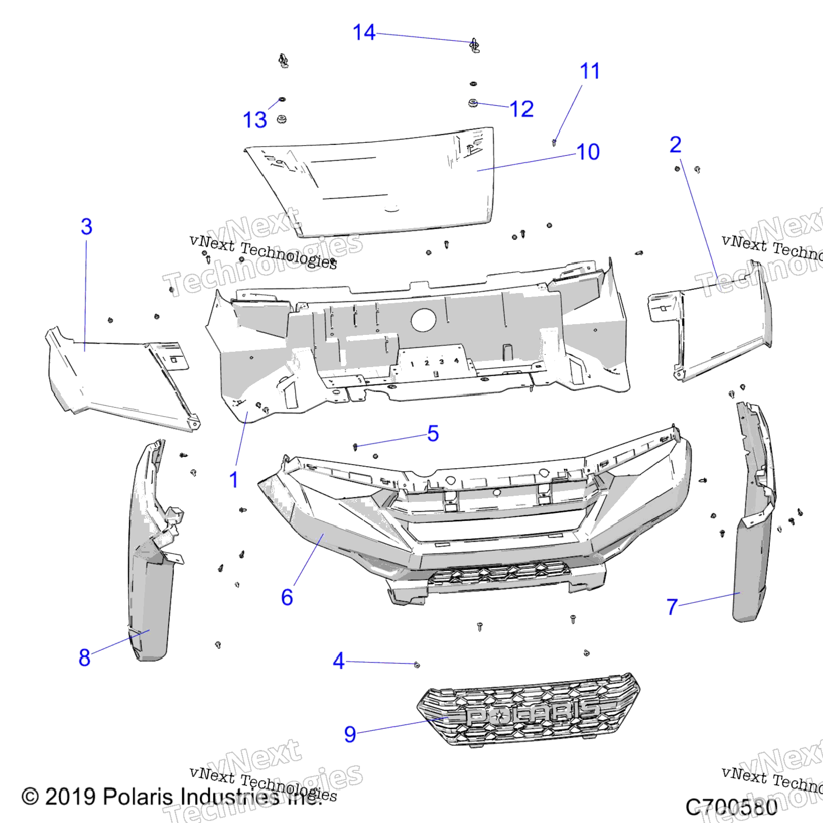 Body, Hood And Front Facia