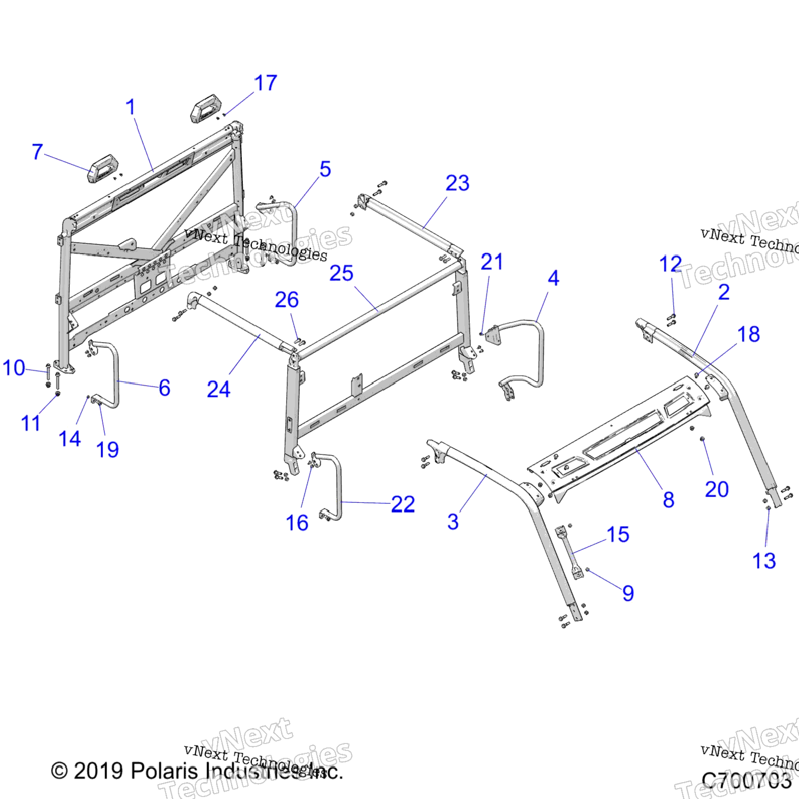 Chassis, Cab Frame