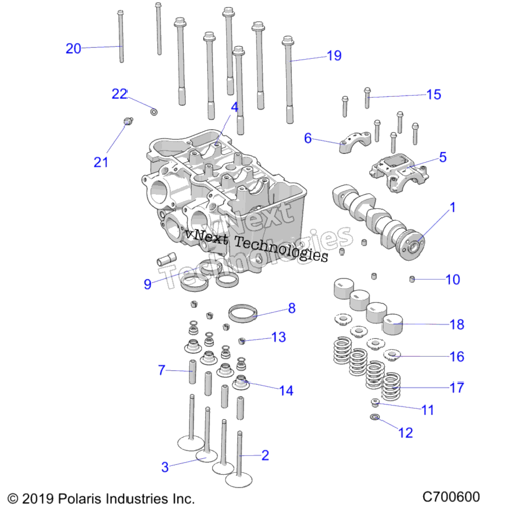 Engine, Cylinder Head And Valves