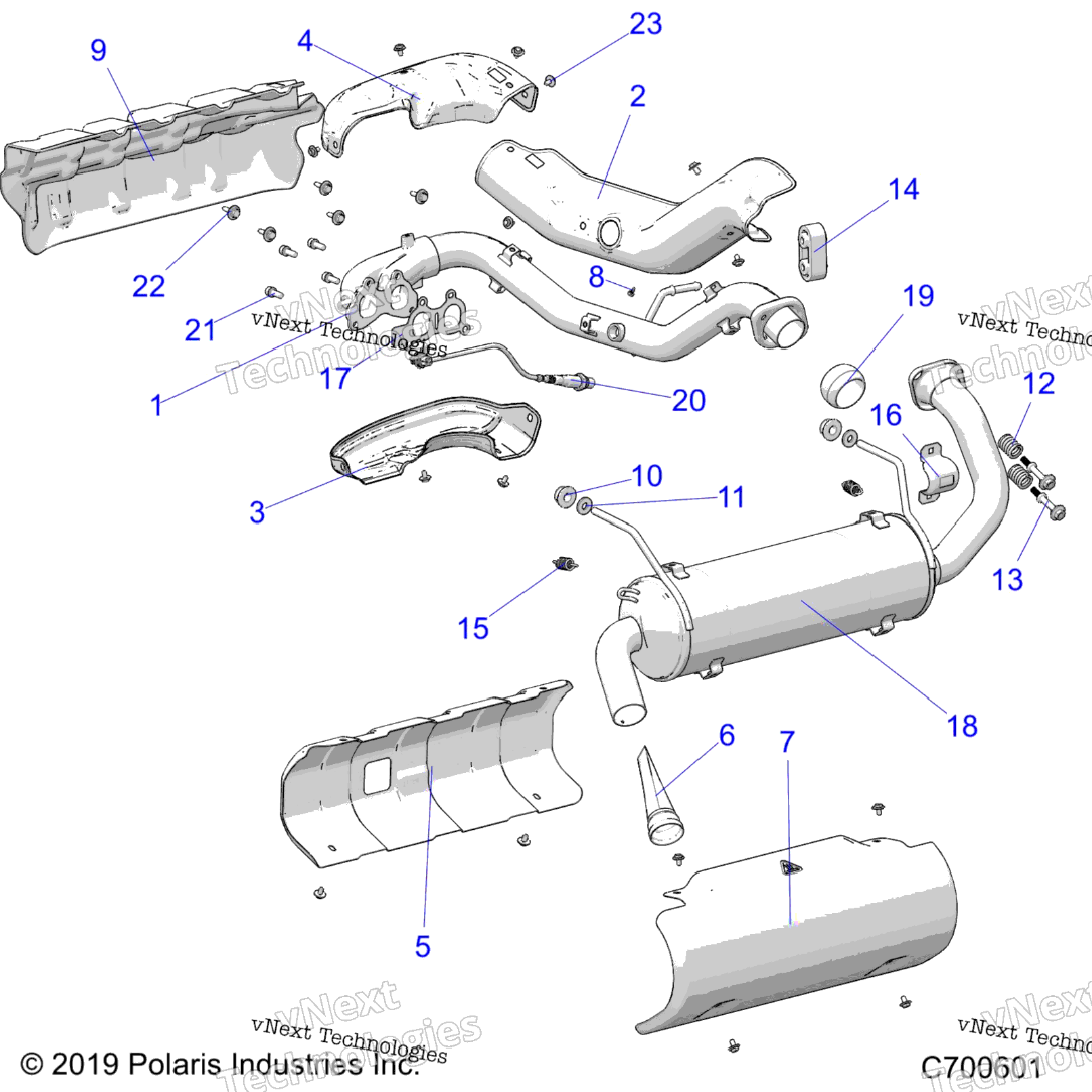 Engine, Exhaust System