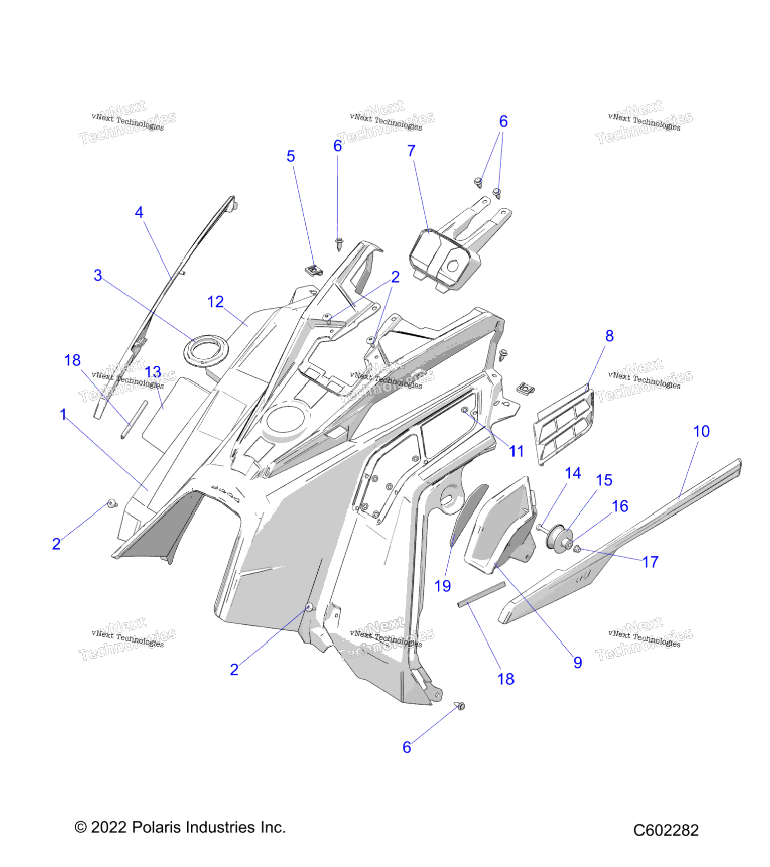 Body, Console S23tls6rsl6Rel