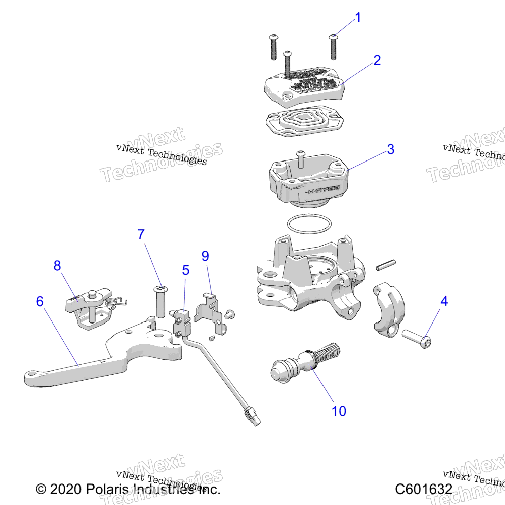 Brakes, Master Cylinder Asm. S23tls6rsl6Rel