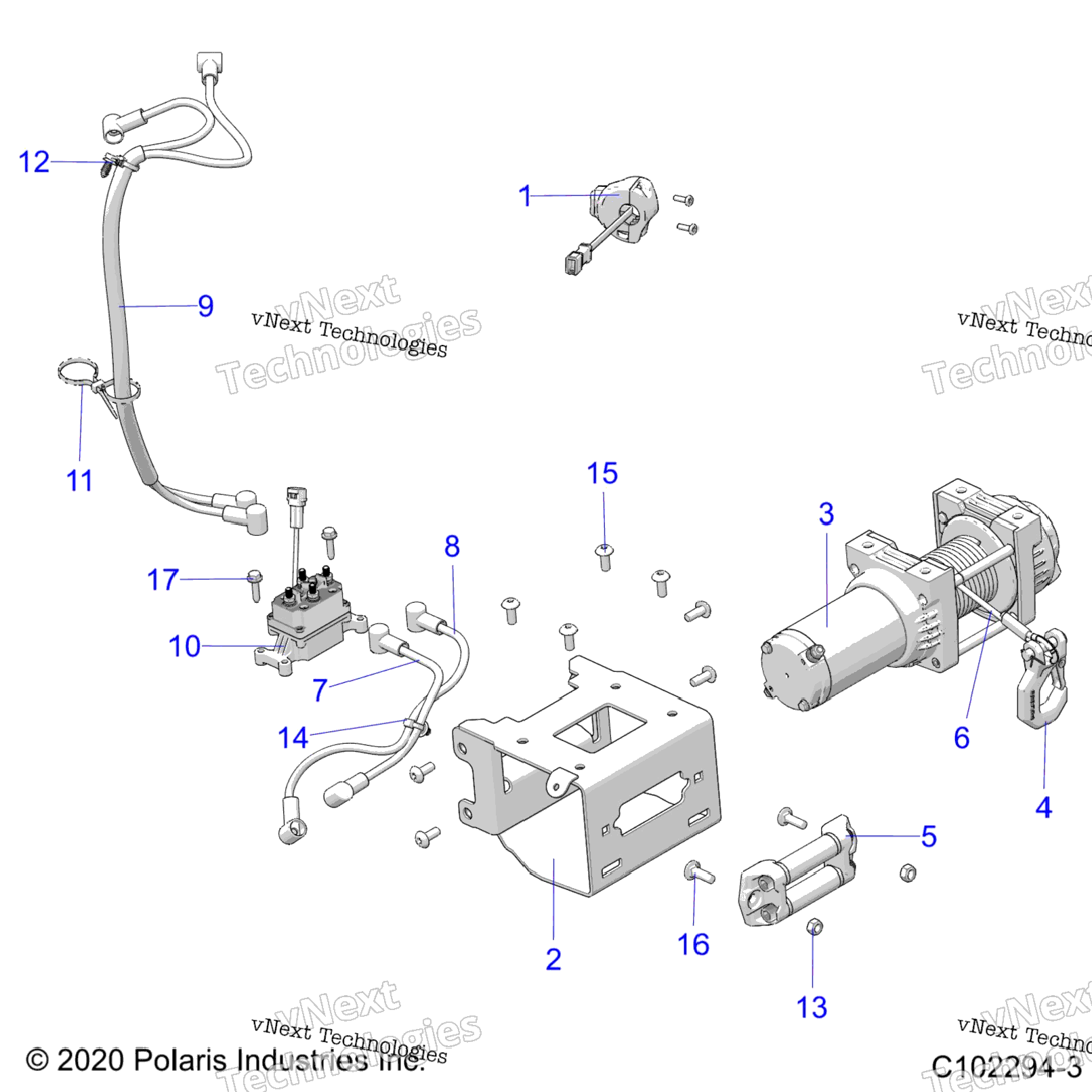 Chassis, Winch A22see57kk