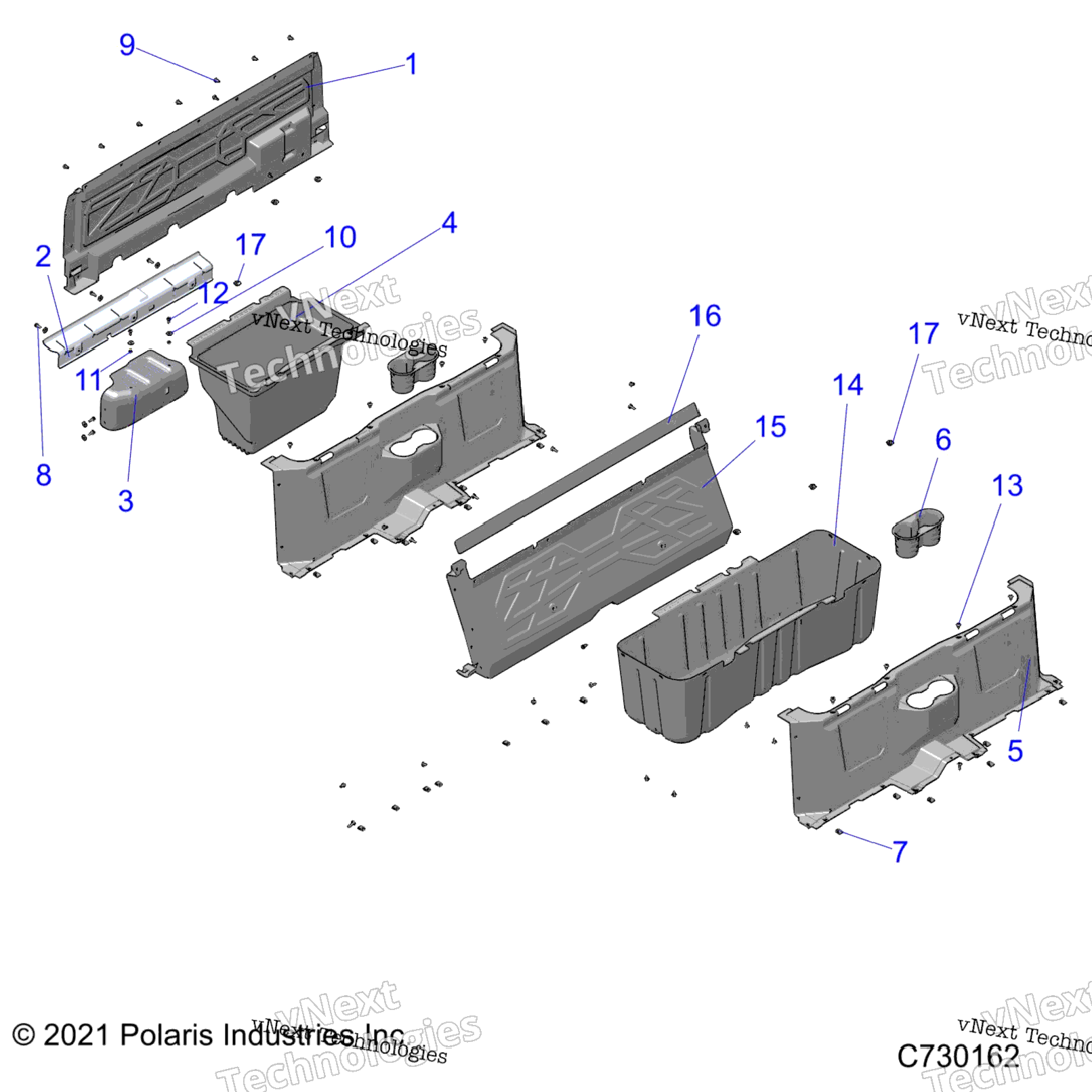 Body, Floor Closeoffs & Bin R22m4a57b1Eb5B9