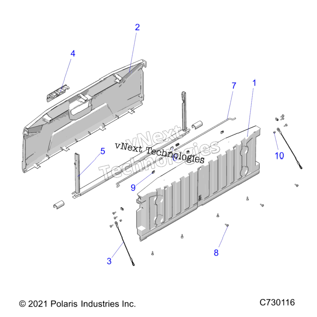 Body, Tailgate Asm. R22m4a57b1Eb5B9