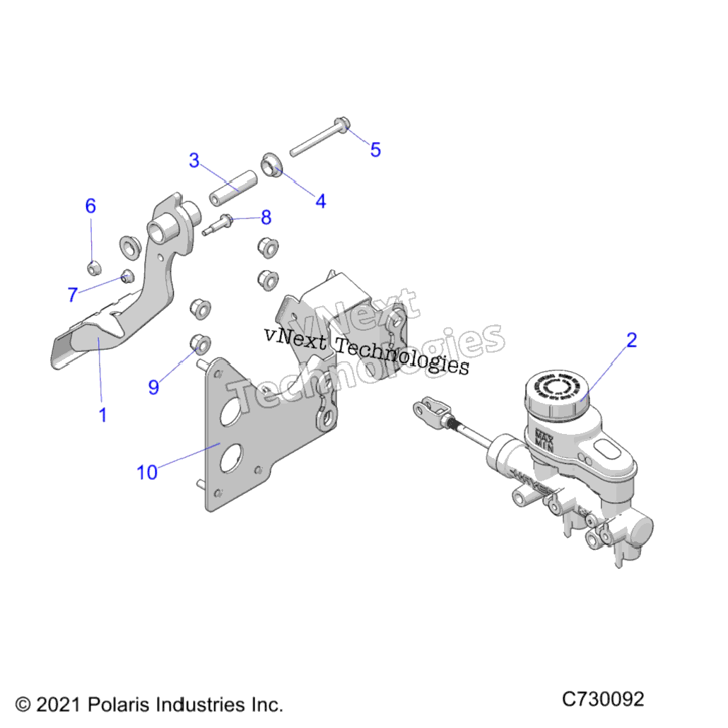 Brakes, Pedal And Master Cylinder R22m4a57b1Eb5B9