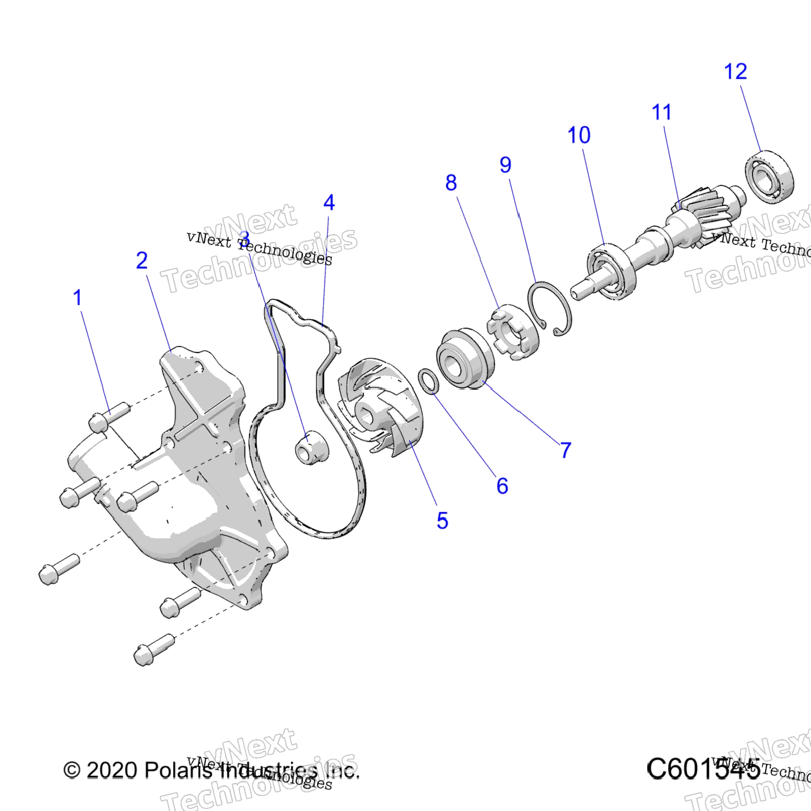 Engine, Water Pump S23tls6rsl6Rel