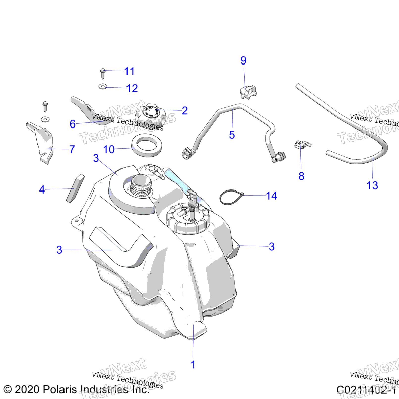 Fuel System, Fuel Tank Asm