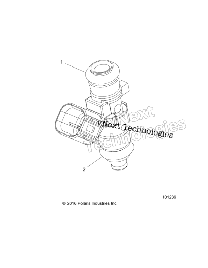 Engine, Fuel Injector R22m4a57b1Eb5B9