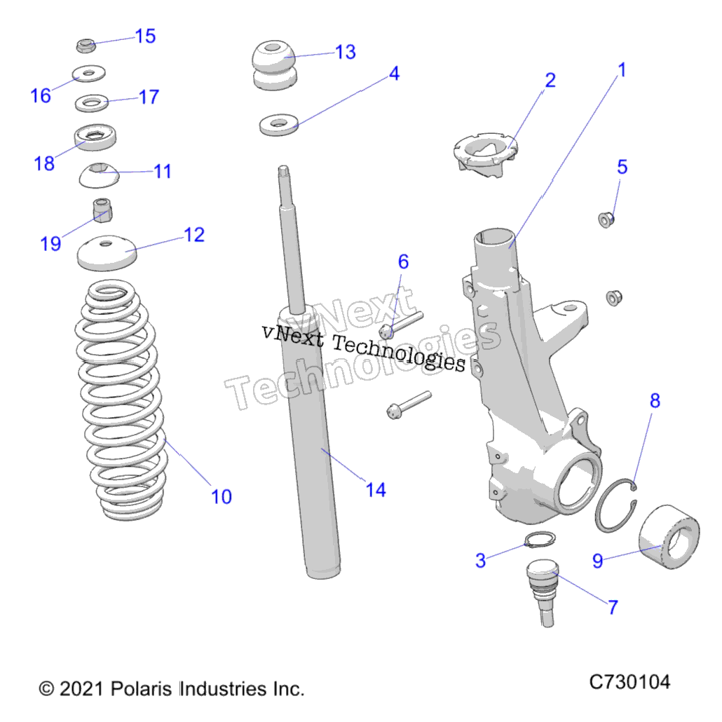 Suspension, Front Strut R22m4a57b1Eb5B9