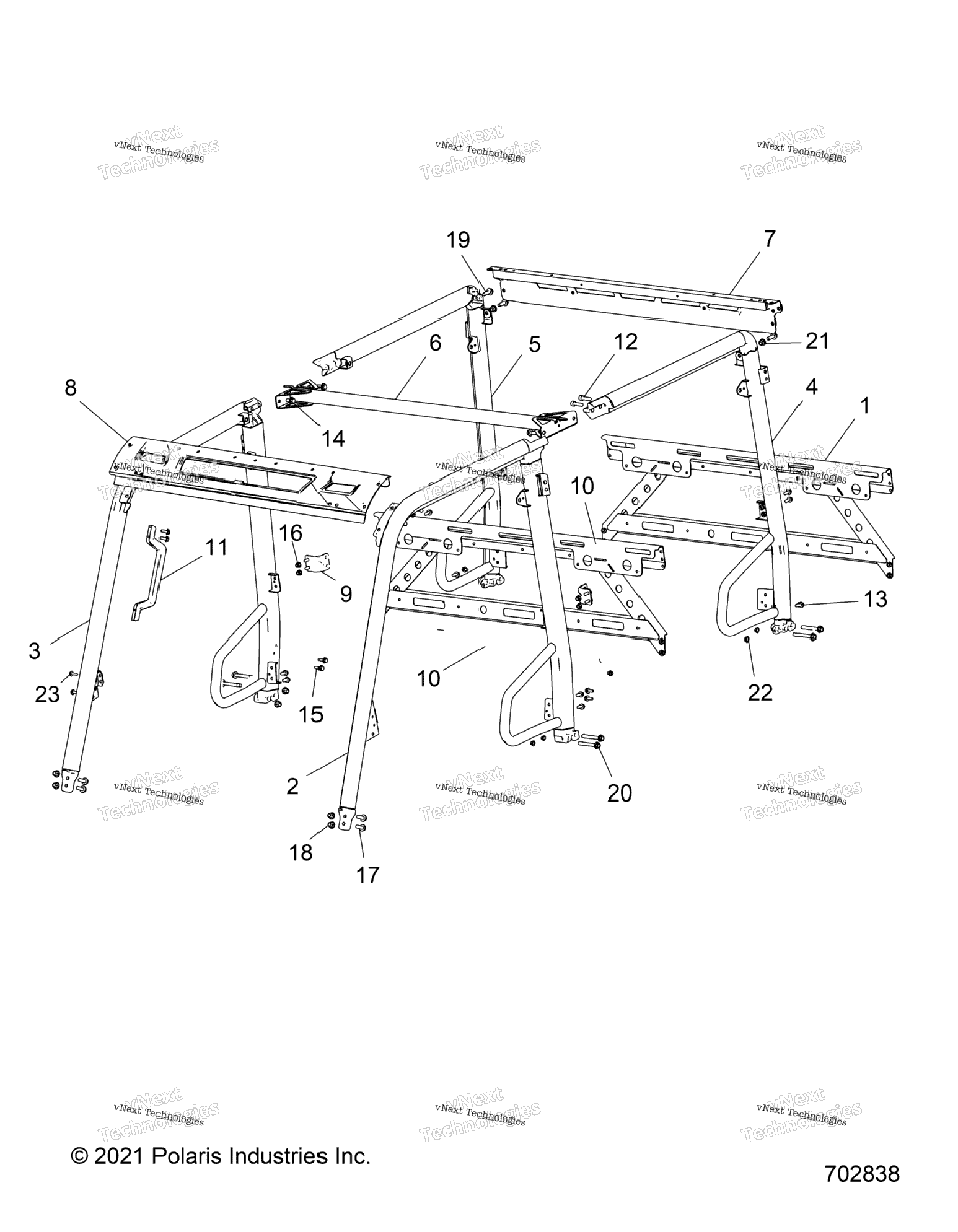 Chassis, Cab Frame