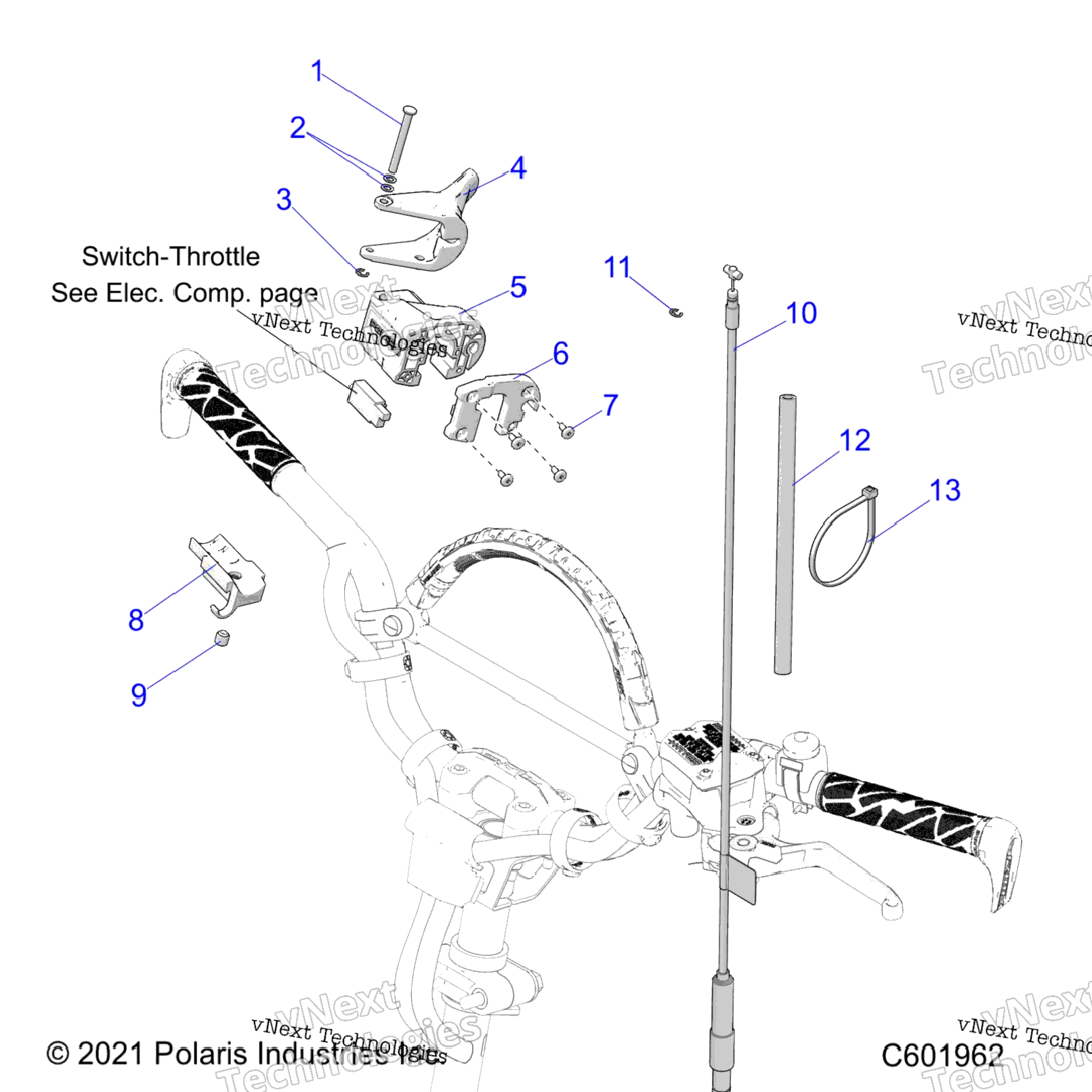 Engine, Throttle Control Asm. All Options