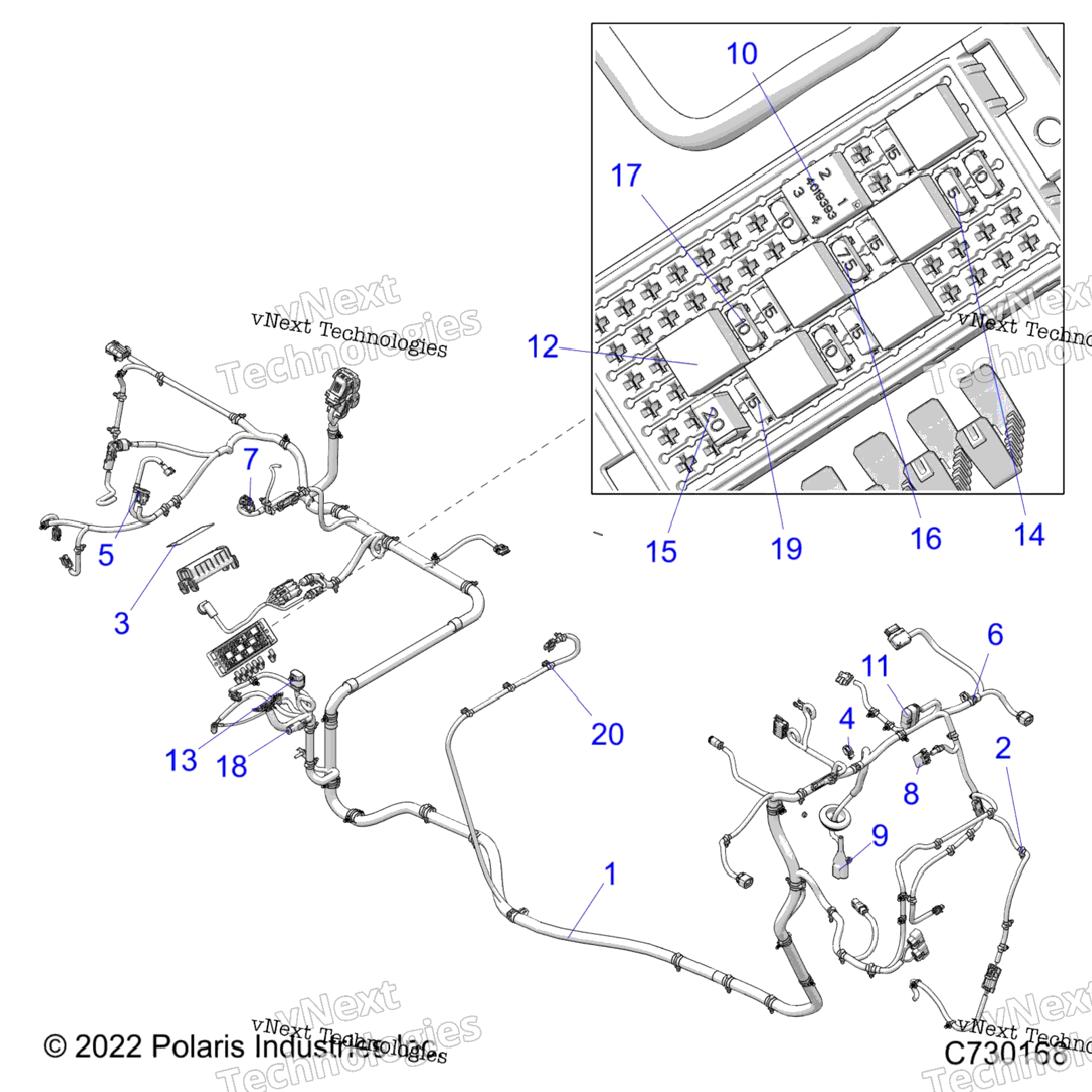 Electrical, Wire Harness R22m4a57b1