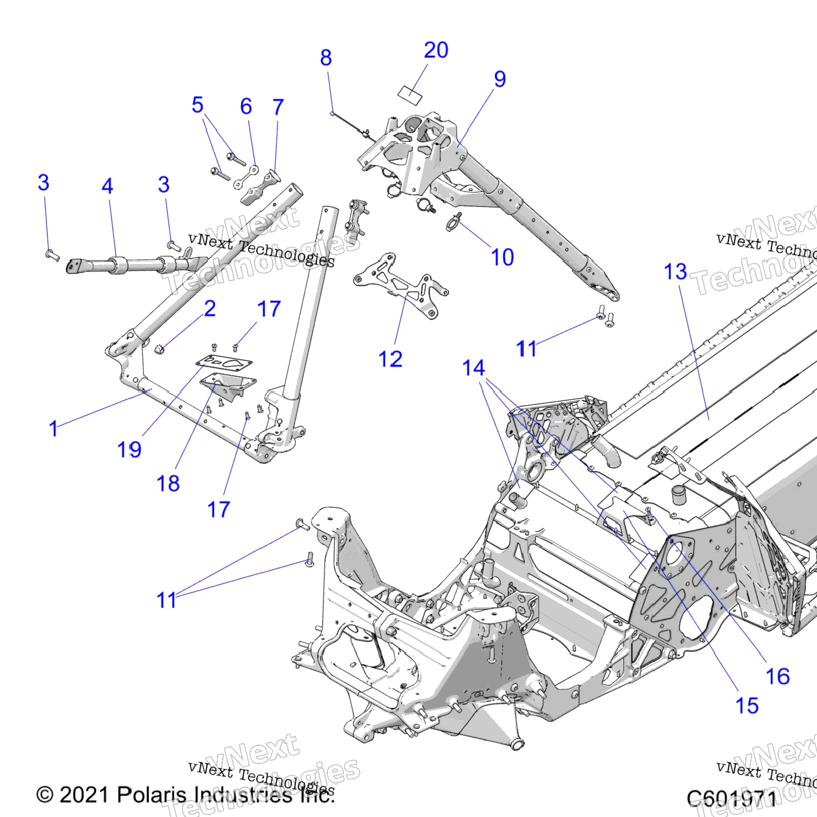 Chassis, Chassis Asm. & Over Structure All Options