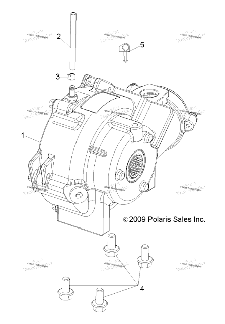 Drive Train, Front Gearcase Mounting