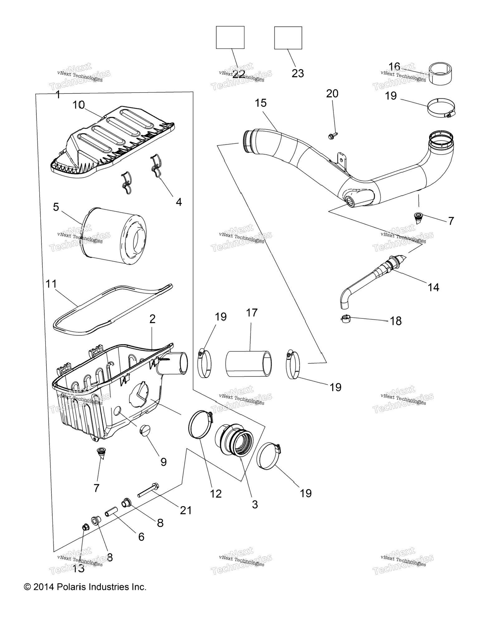 Engine, Air Intake System