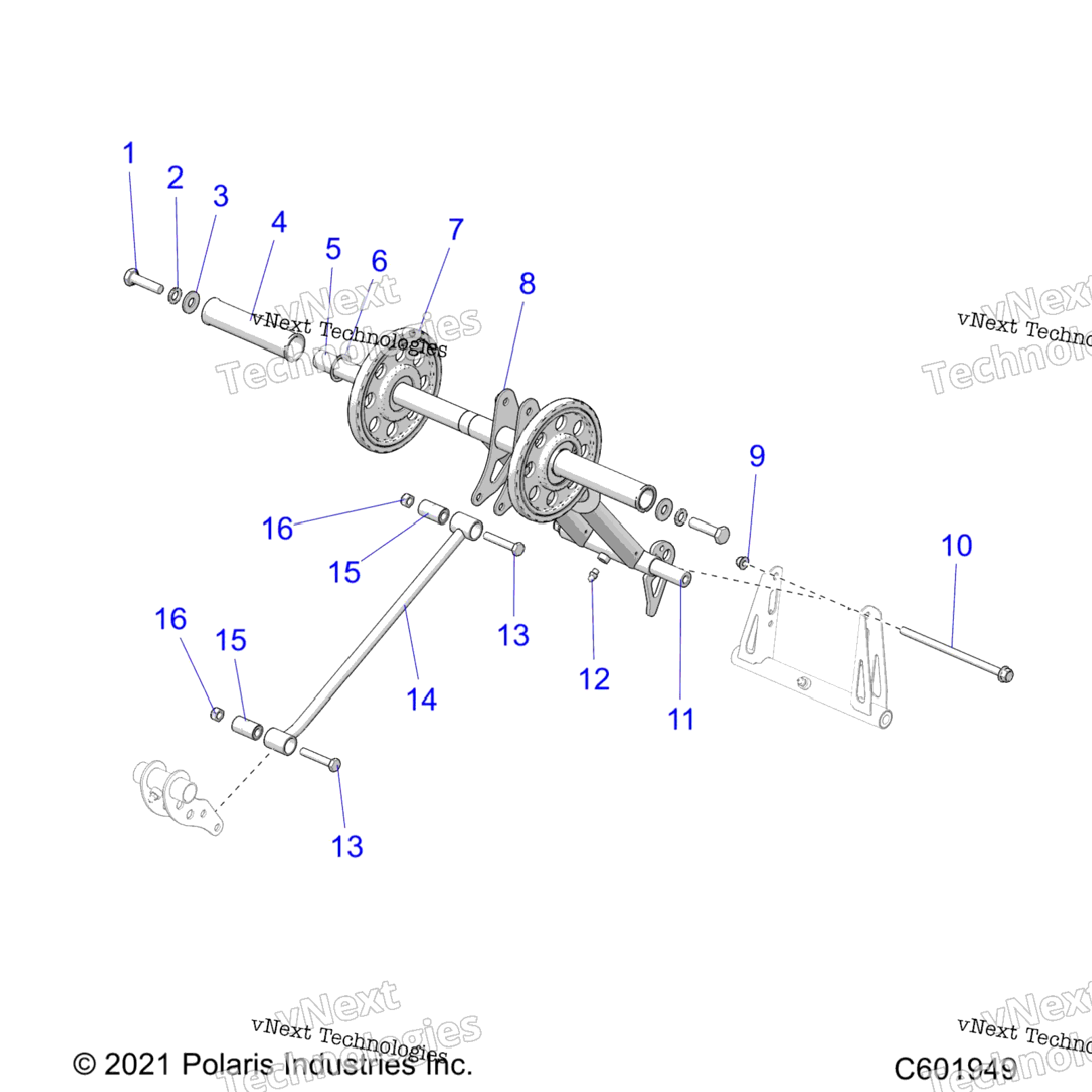 Suspension, Torque Arm, Rear All Options