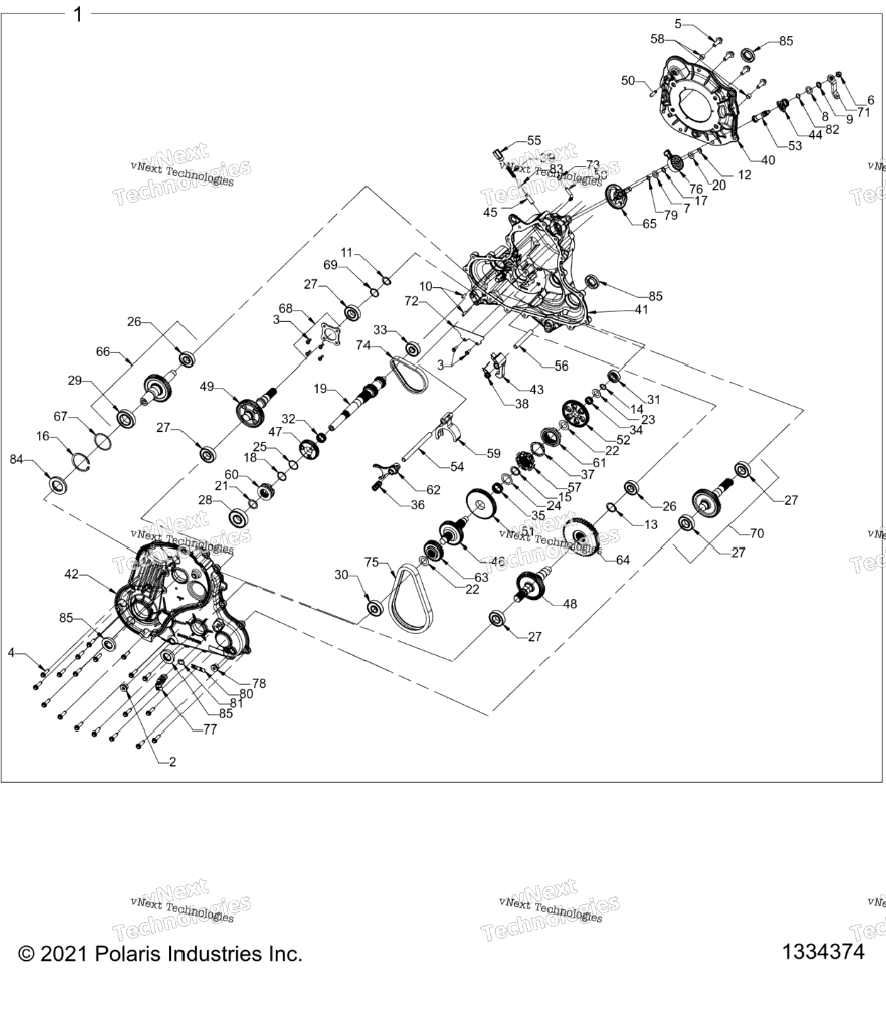 Drive Train, Main Gearcase