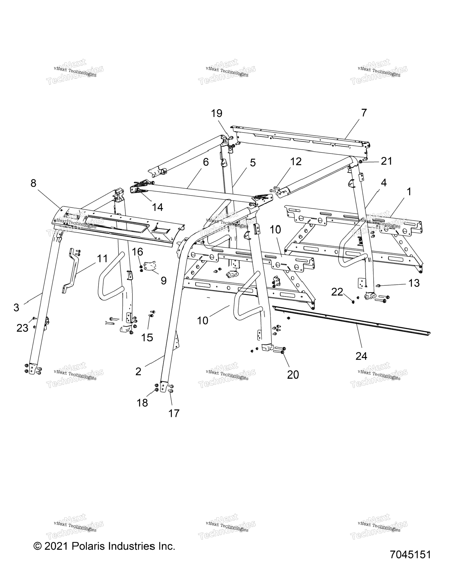 Chassis, Cab Frame