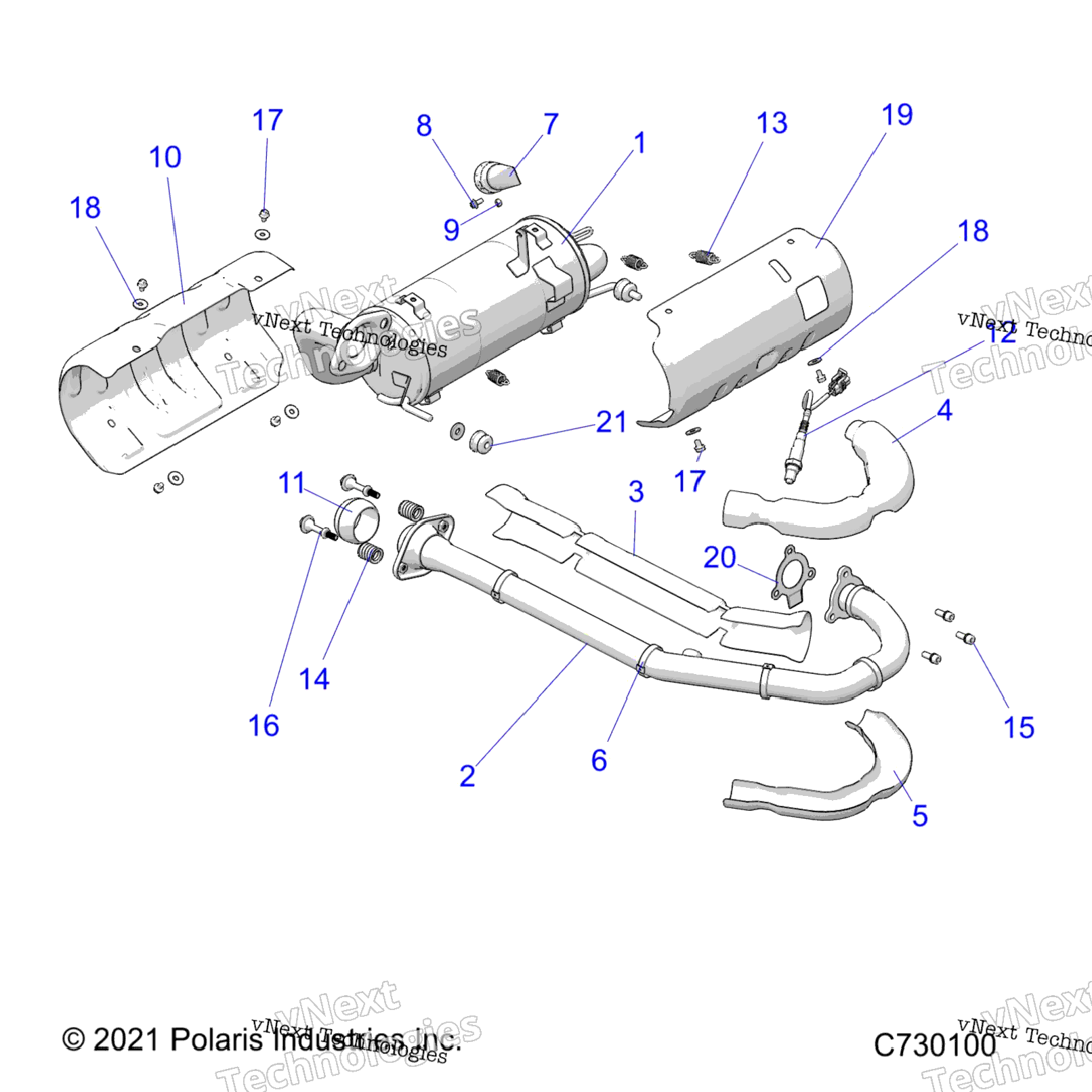 Engine, Exhaust System