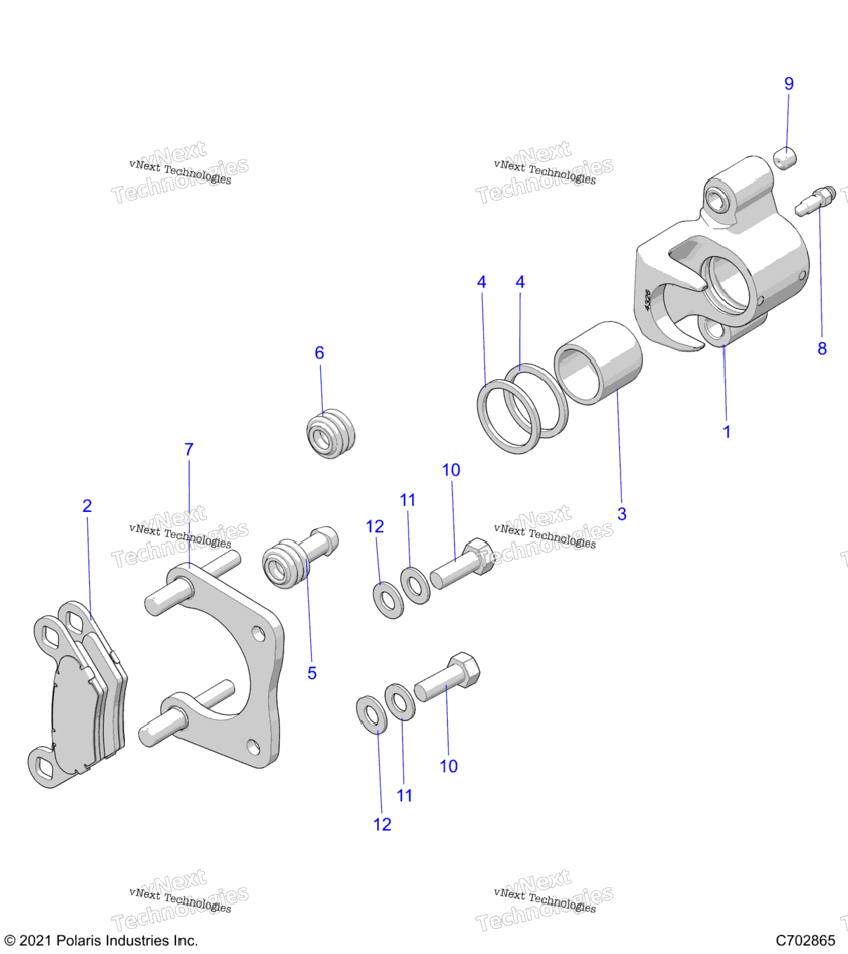 Brakes, Rear Caliper