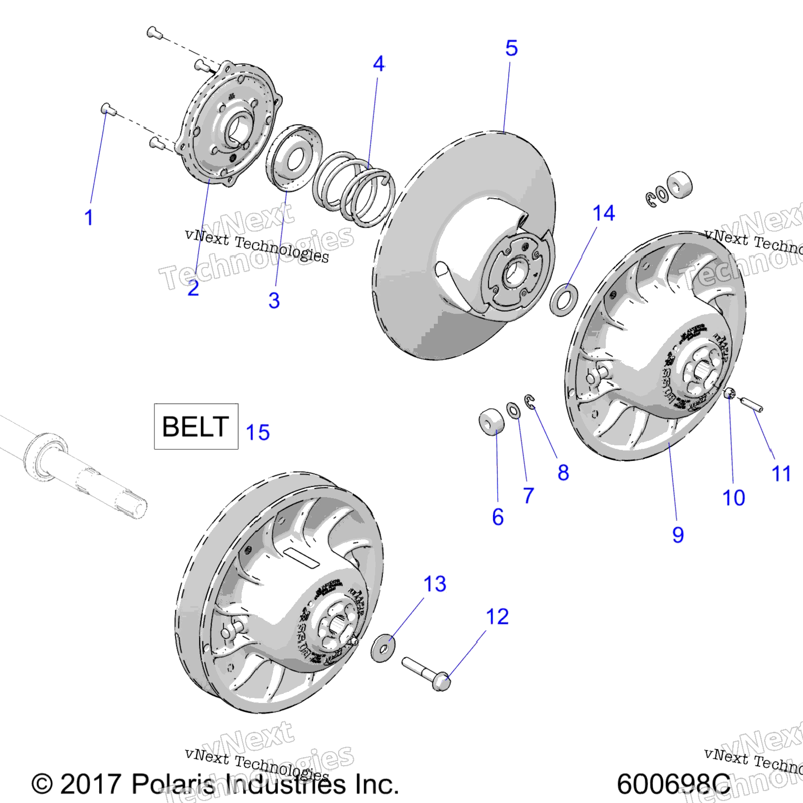 Drive Train, Clutch, Secondary All Options