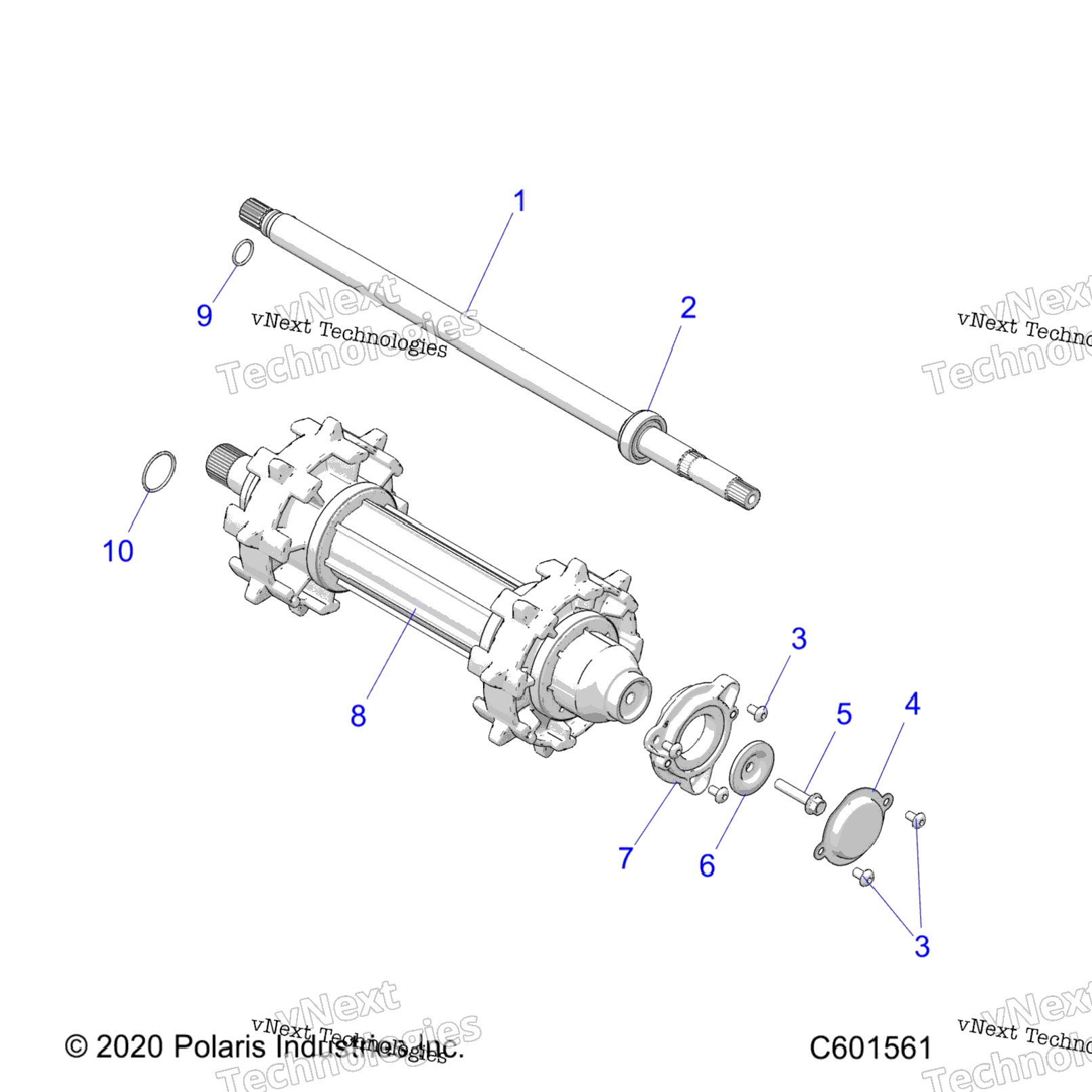 Drive Train, Jackshaft & Driveshaft All Options