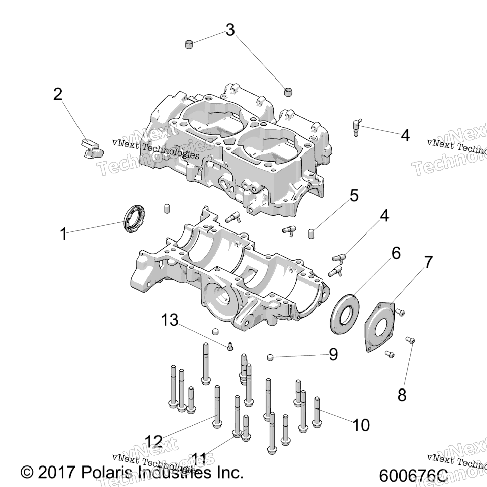 Engine, Crankcase All Options