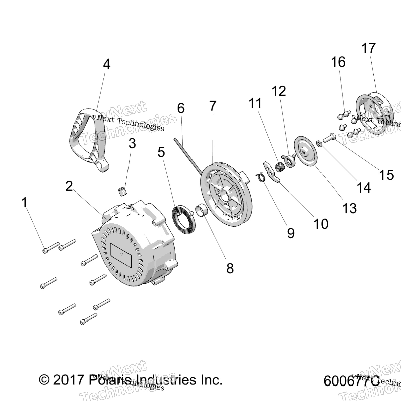 Engine, Recoil Starter All Options