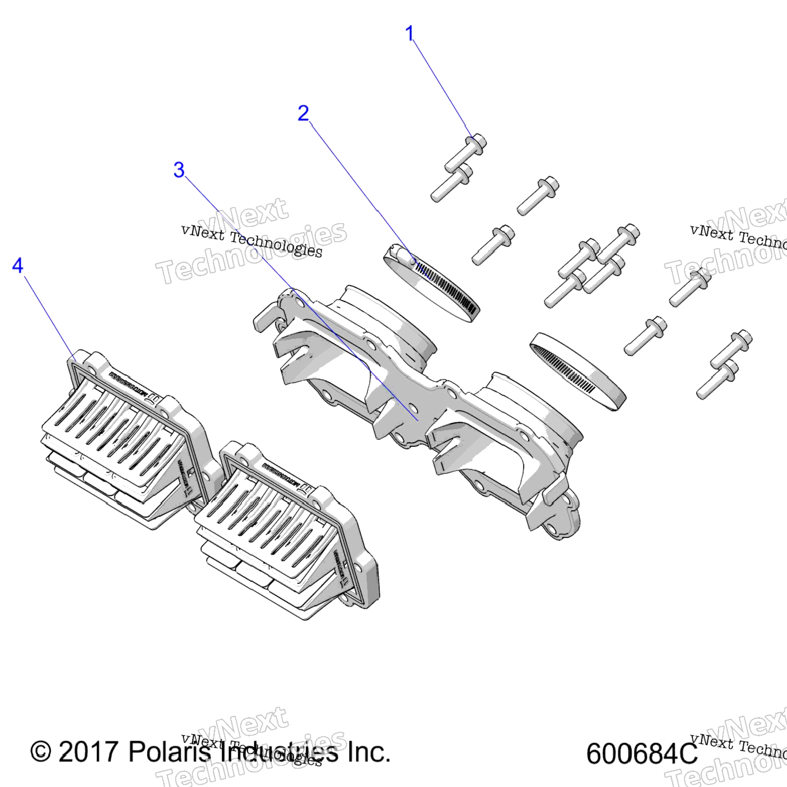 Engine, Reed Valve & Throttle Body Adaptor All Options