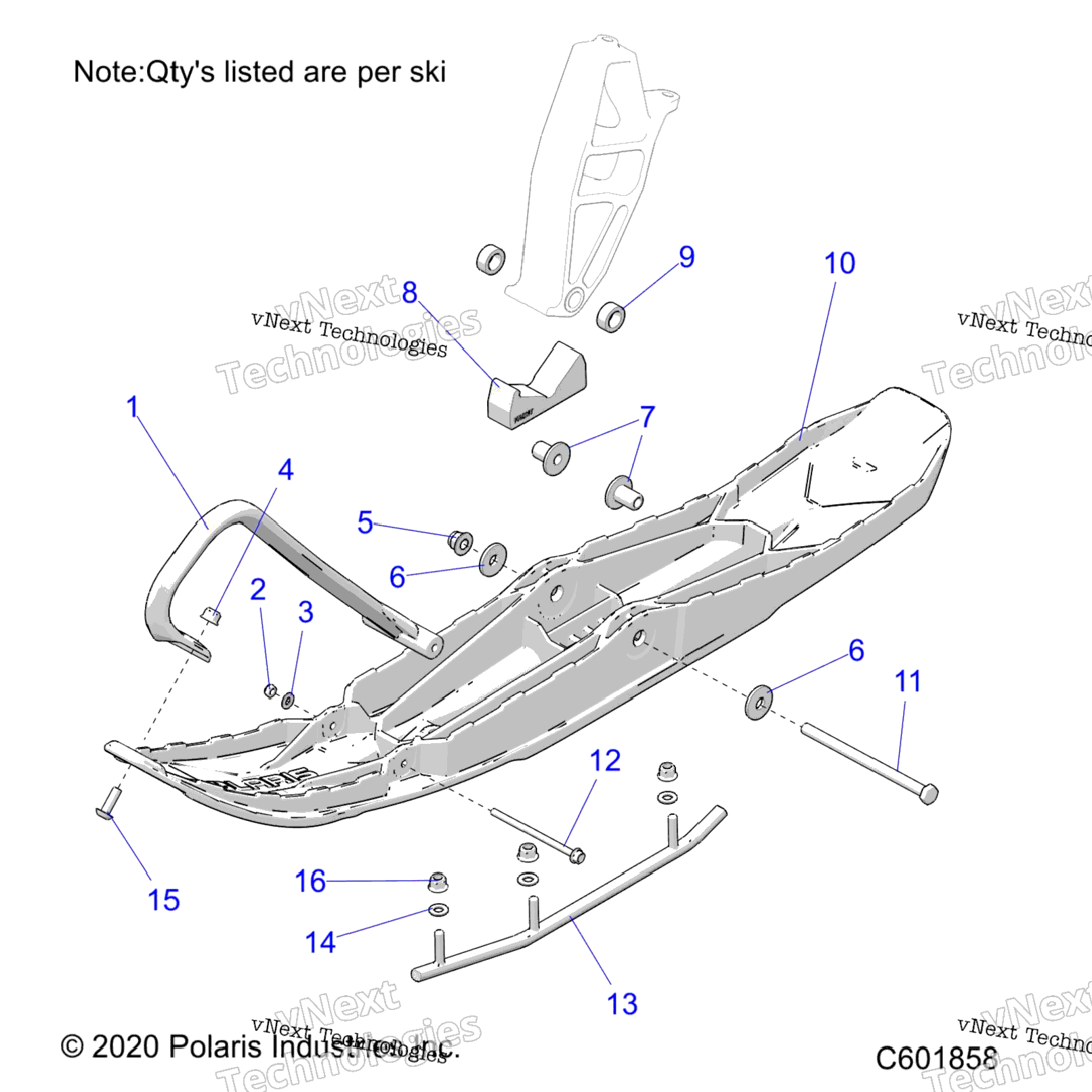 Steering, Ski Asm, Wide S22fjp8psPeFjp8psPe