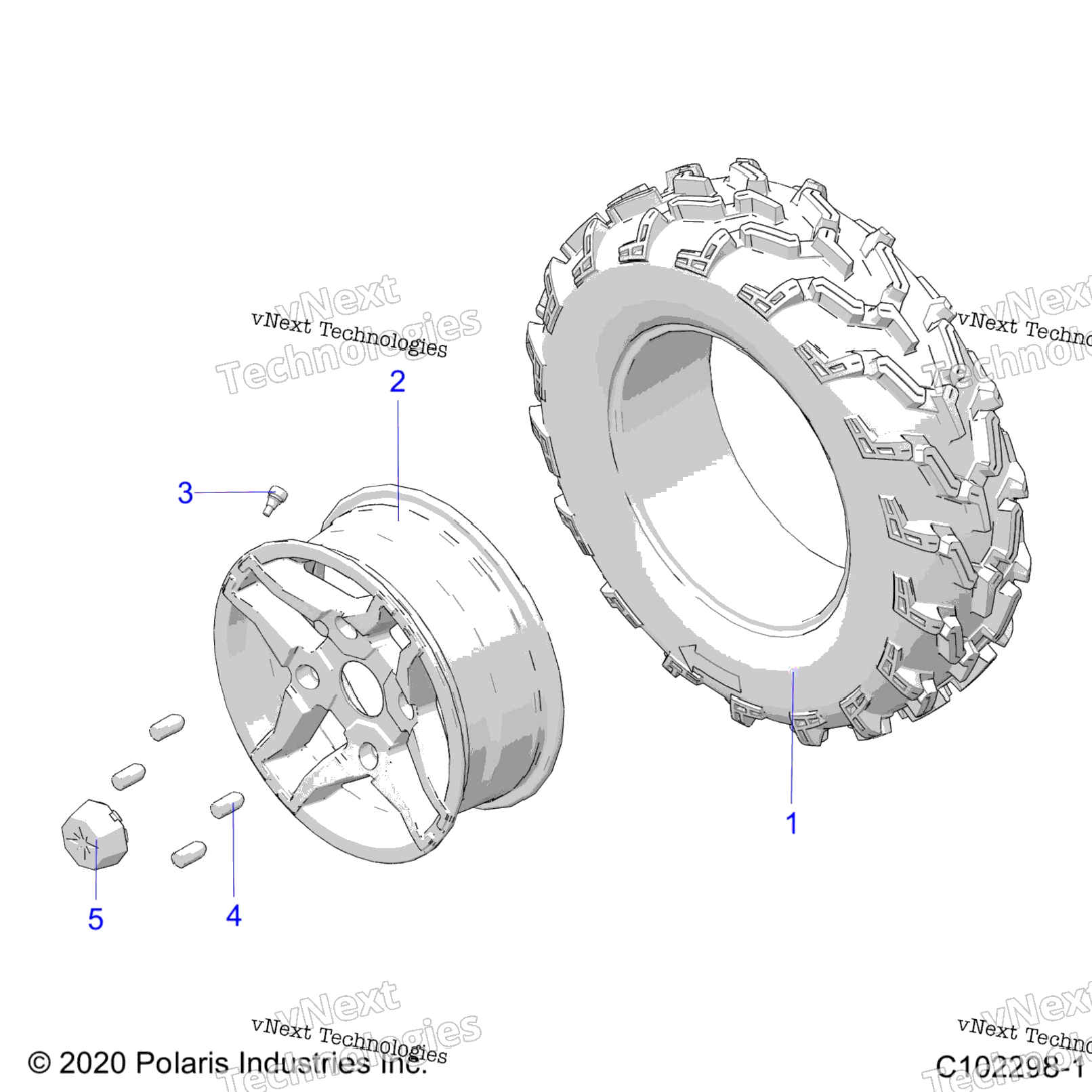 Wheels, Front Tire