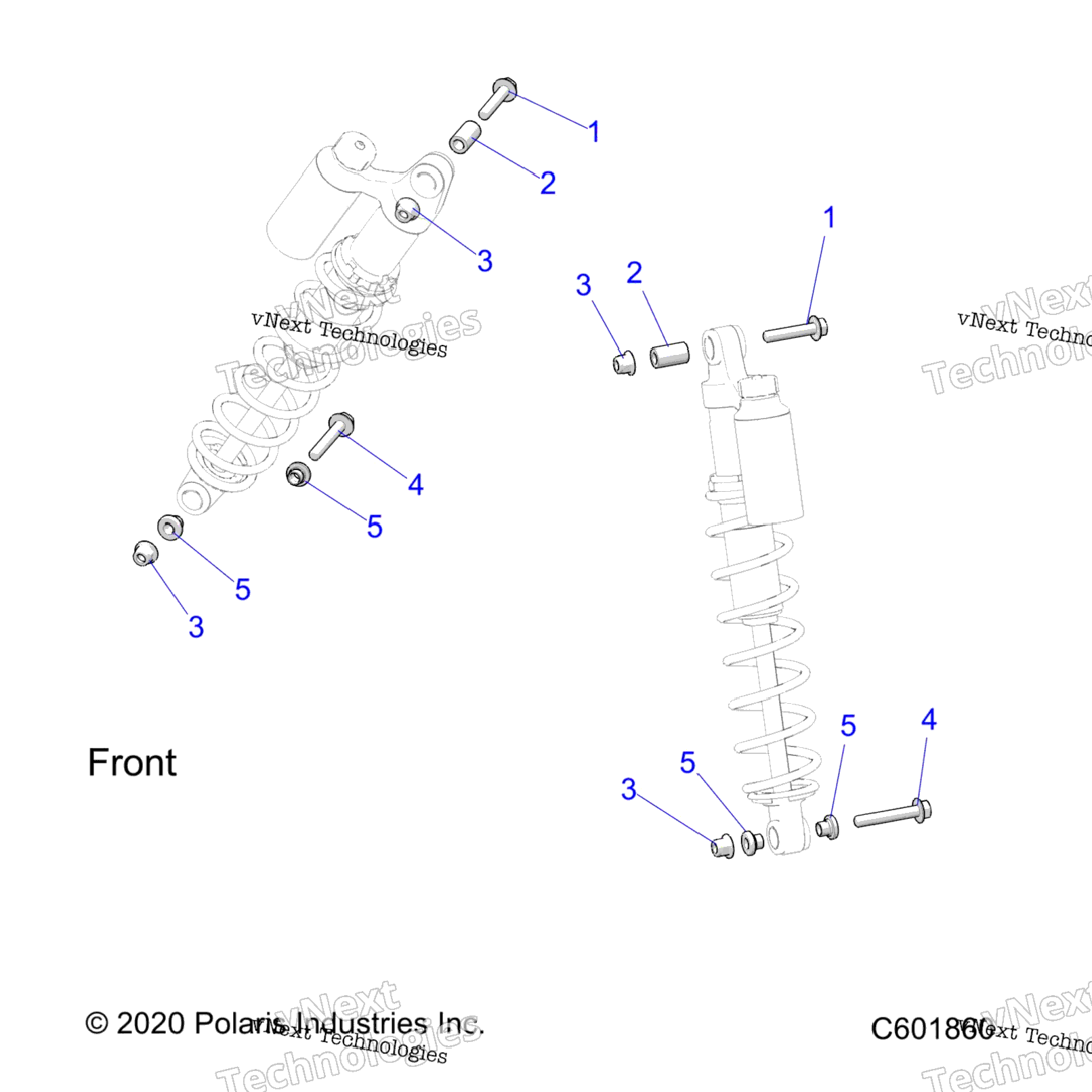 Suspension, Ifs Shocks Mntg. (C601860