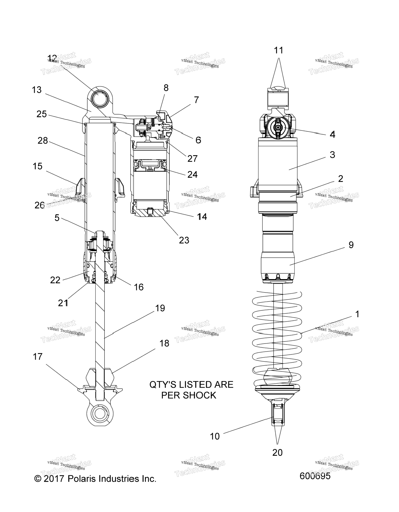 Suspension, Shock, Ifs 7044703 All Options