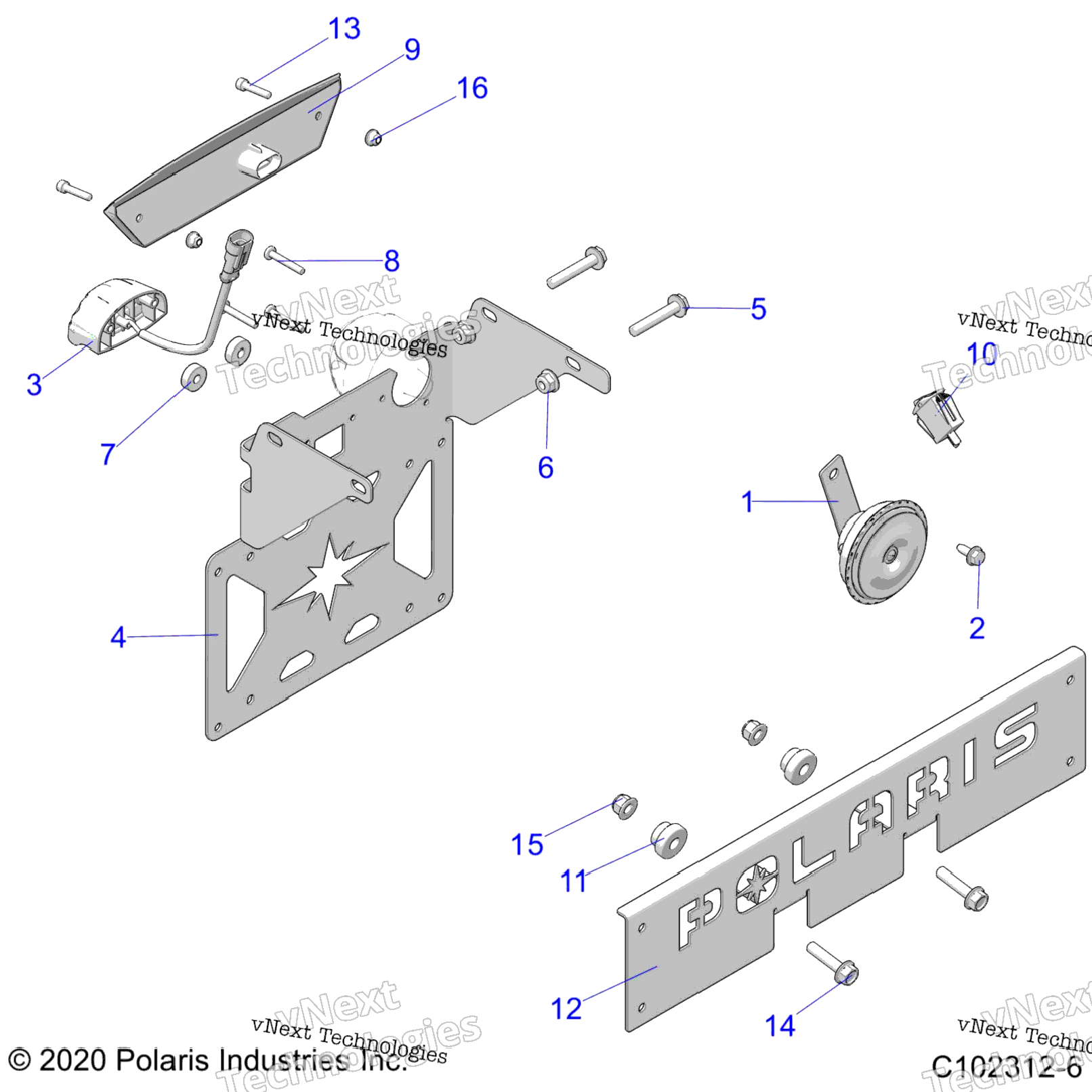 Electrical, Horn, Fog Light, & License Plate Light A22shs57fm