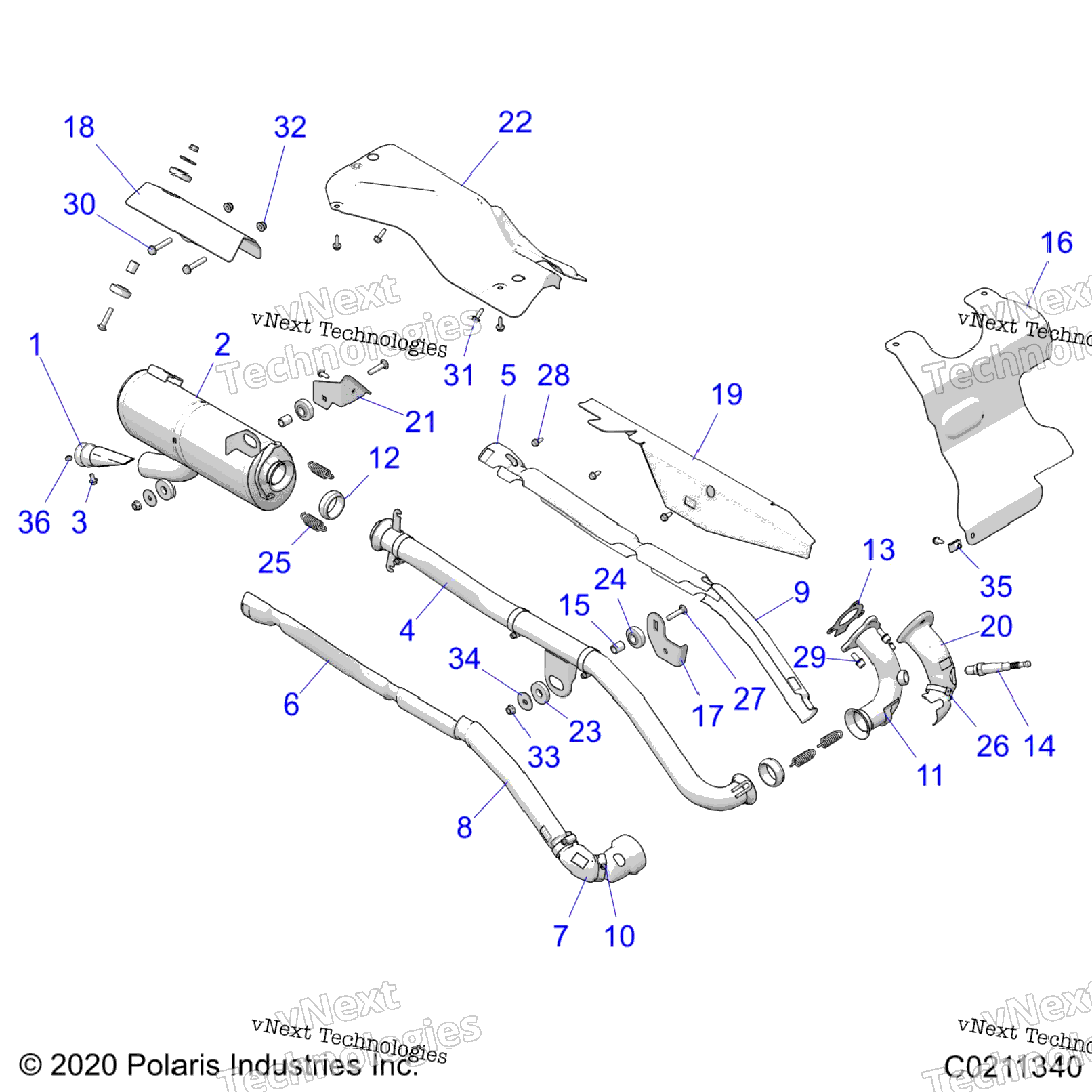 Engine, Exhaust A21she57fmS57fmCmCu