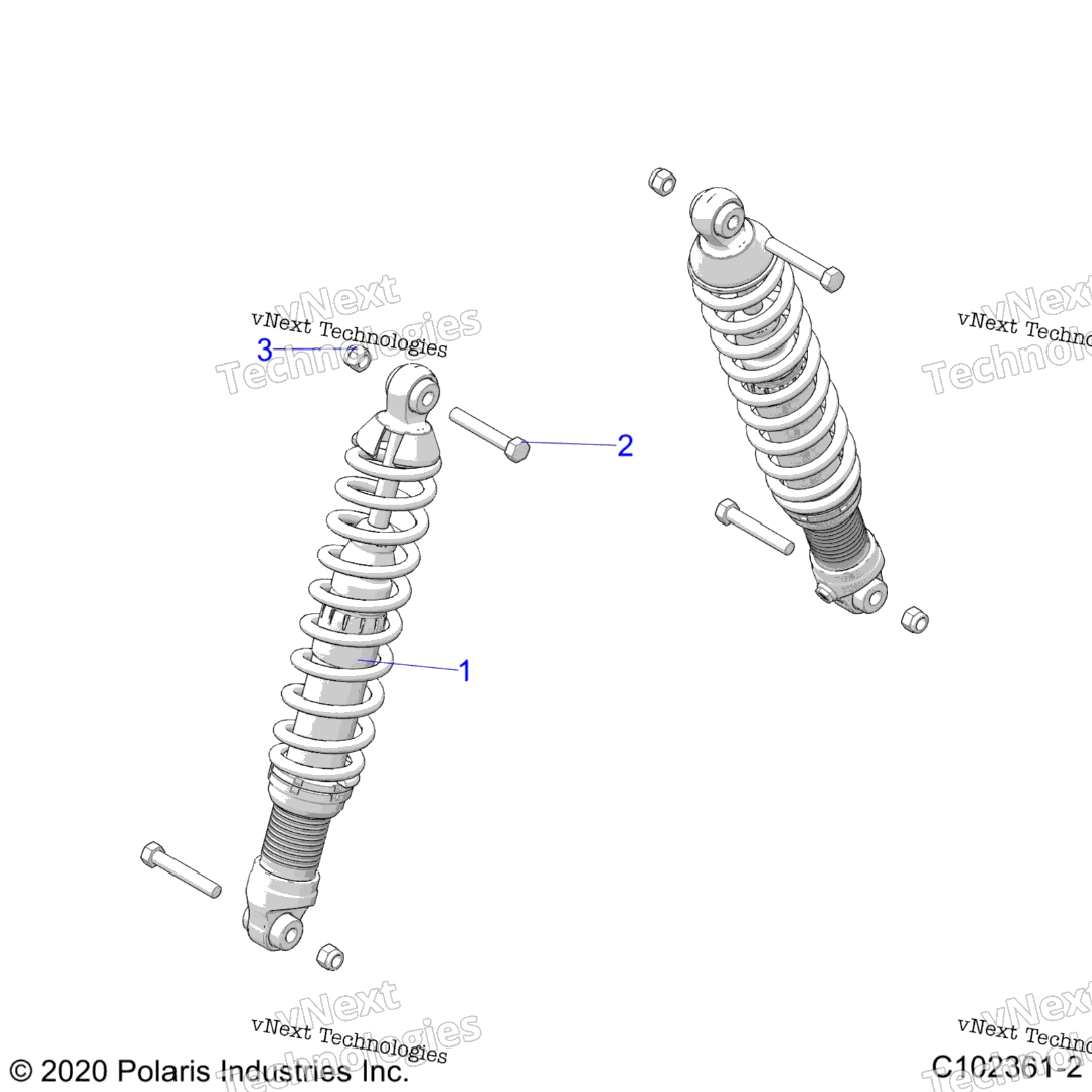 Suspension, Rear Shock A22shs57cu