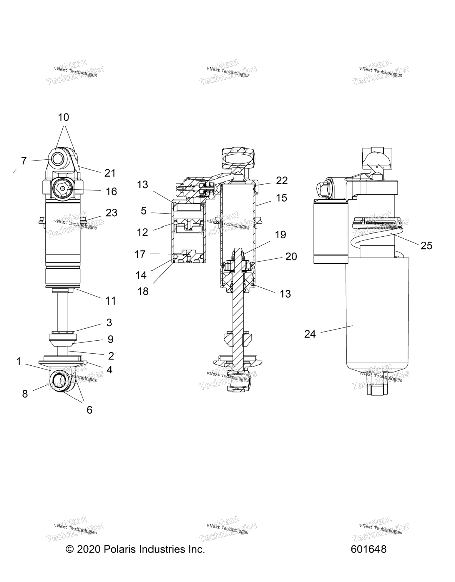 Suspension, Shock, Front Track