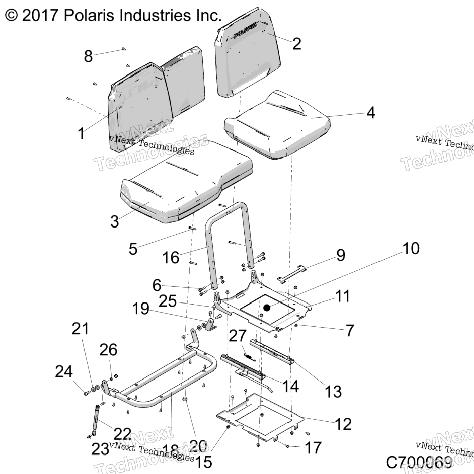 Body, Seat Asm. And Slider