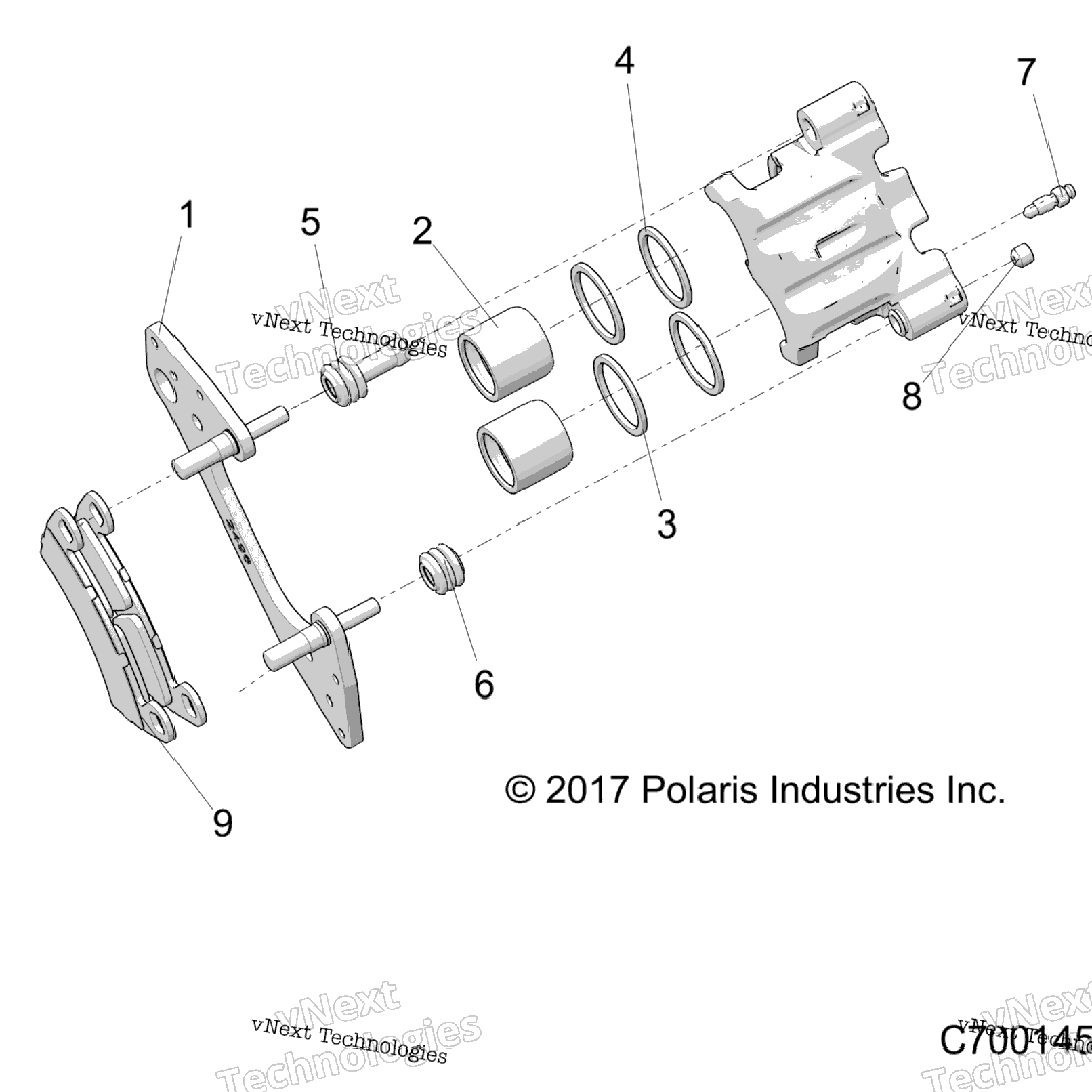 Brakes, Rear Caliper