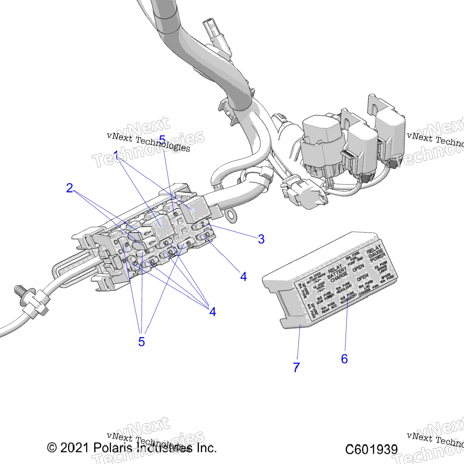 Electrical, Fuse Block, Fuses All Options