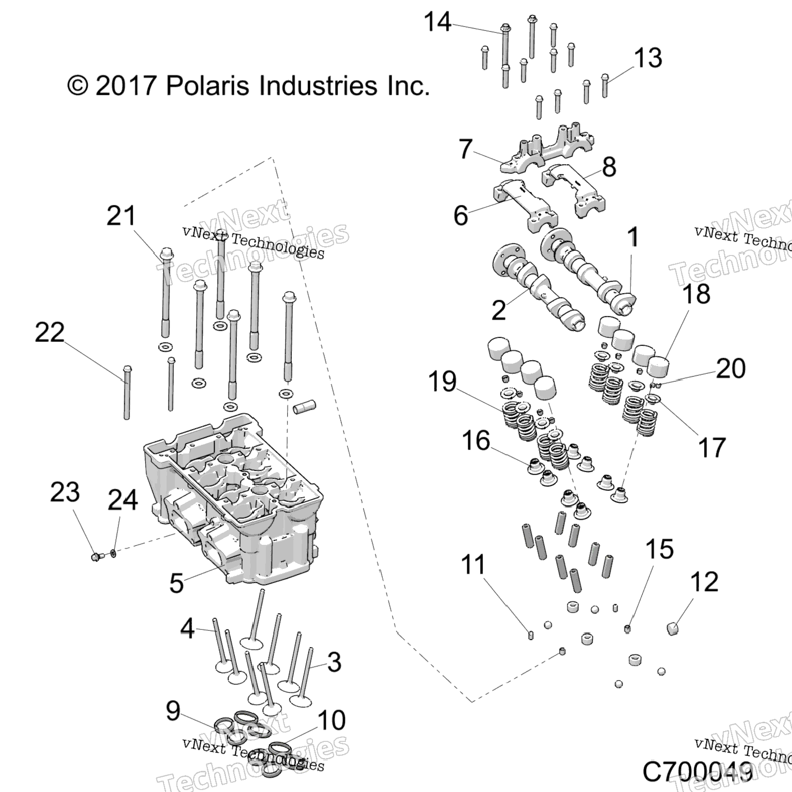 Engine, Cylinder Head And Valves Xa9