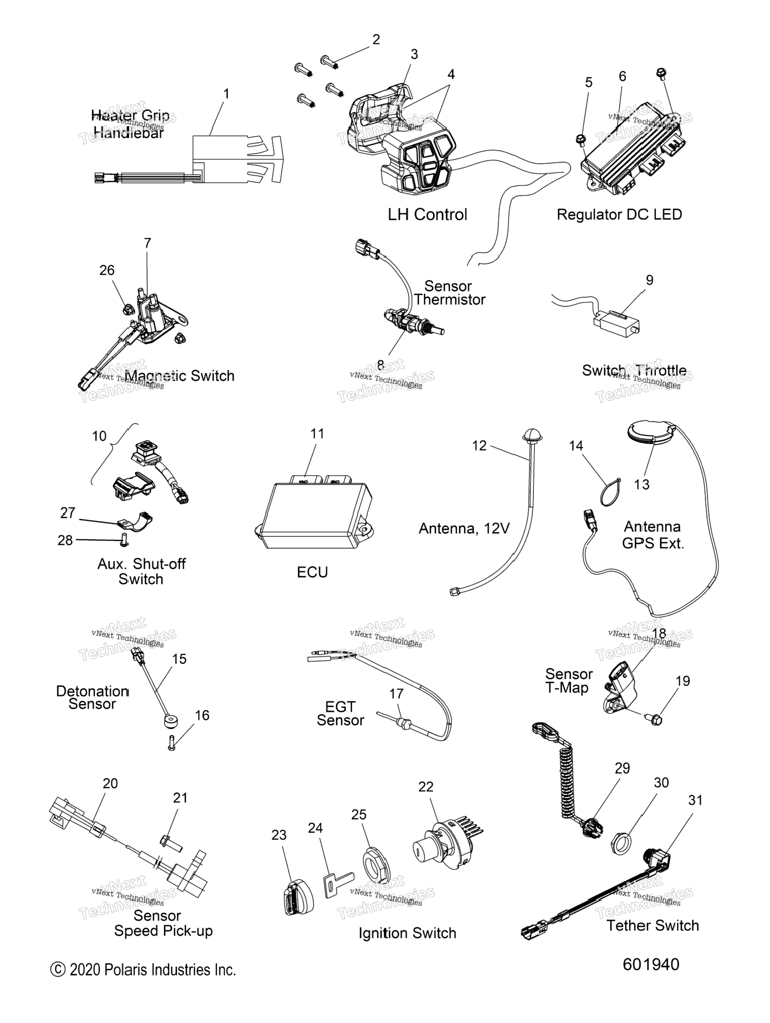 Electrical, Switches, Sensors & Components All Options