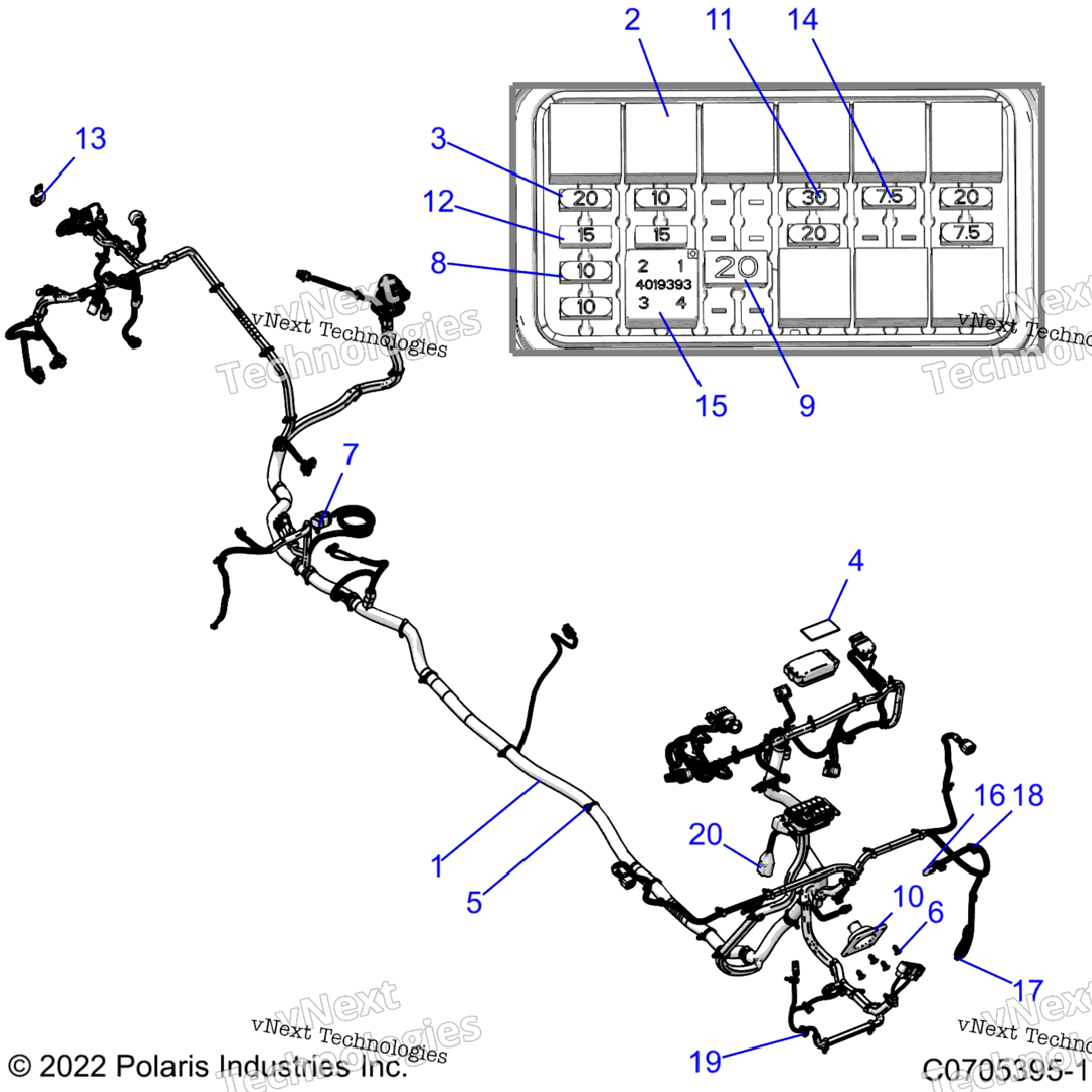 Electrical, Wire Harness, Chassis