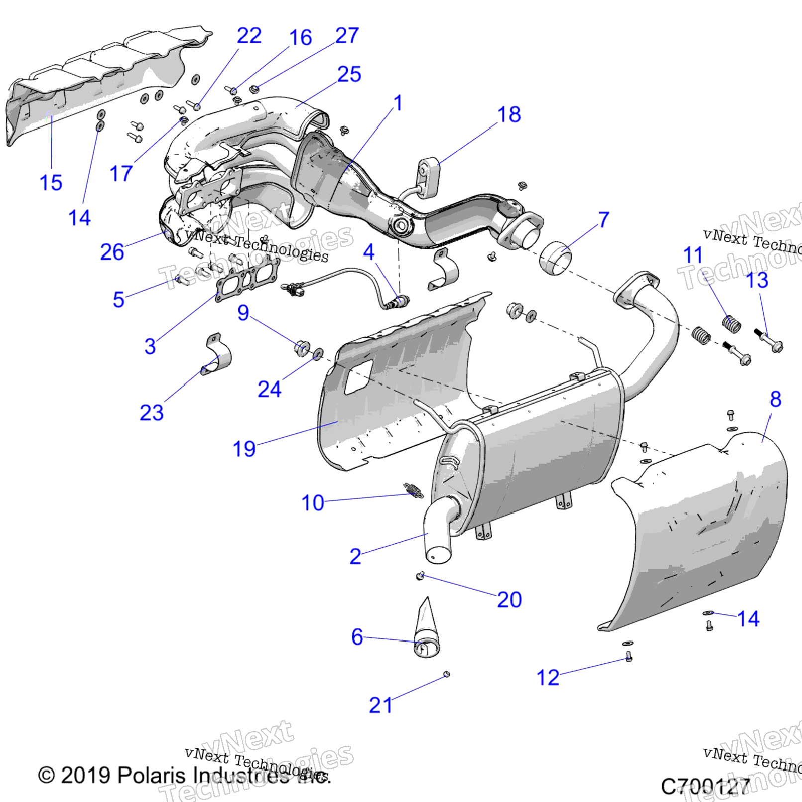 Engine, Exhaust System