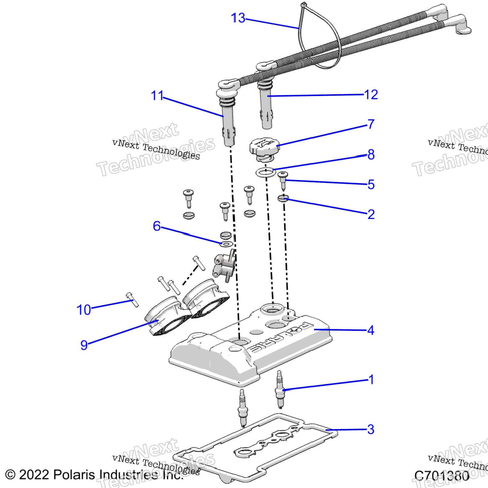 Engine, Throttle Body And Valve Cover