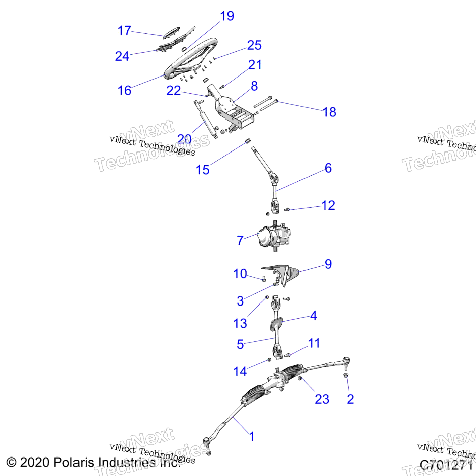 Steering, Steering Asm