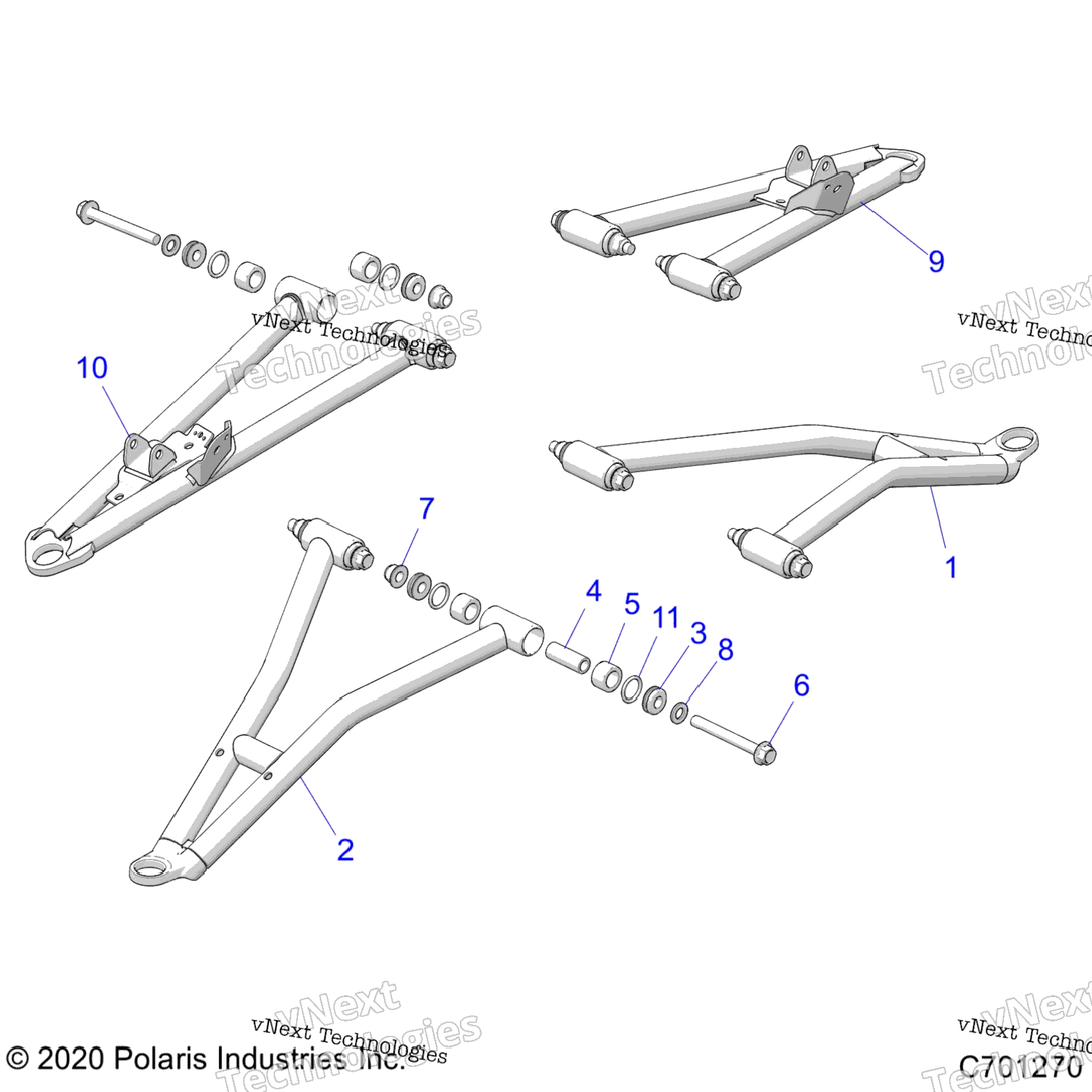 Suspension, Front Control Arms